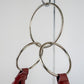 Barneys NYC Oxblood Leather Ring Purse