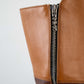 Colorblock Platform Leather Boots (37)