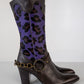 Anna Biagini Pony Hair Leather Boots (39)