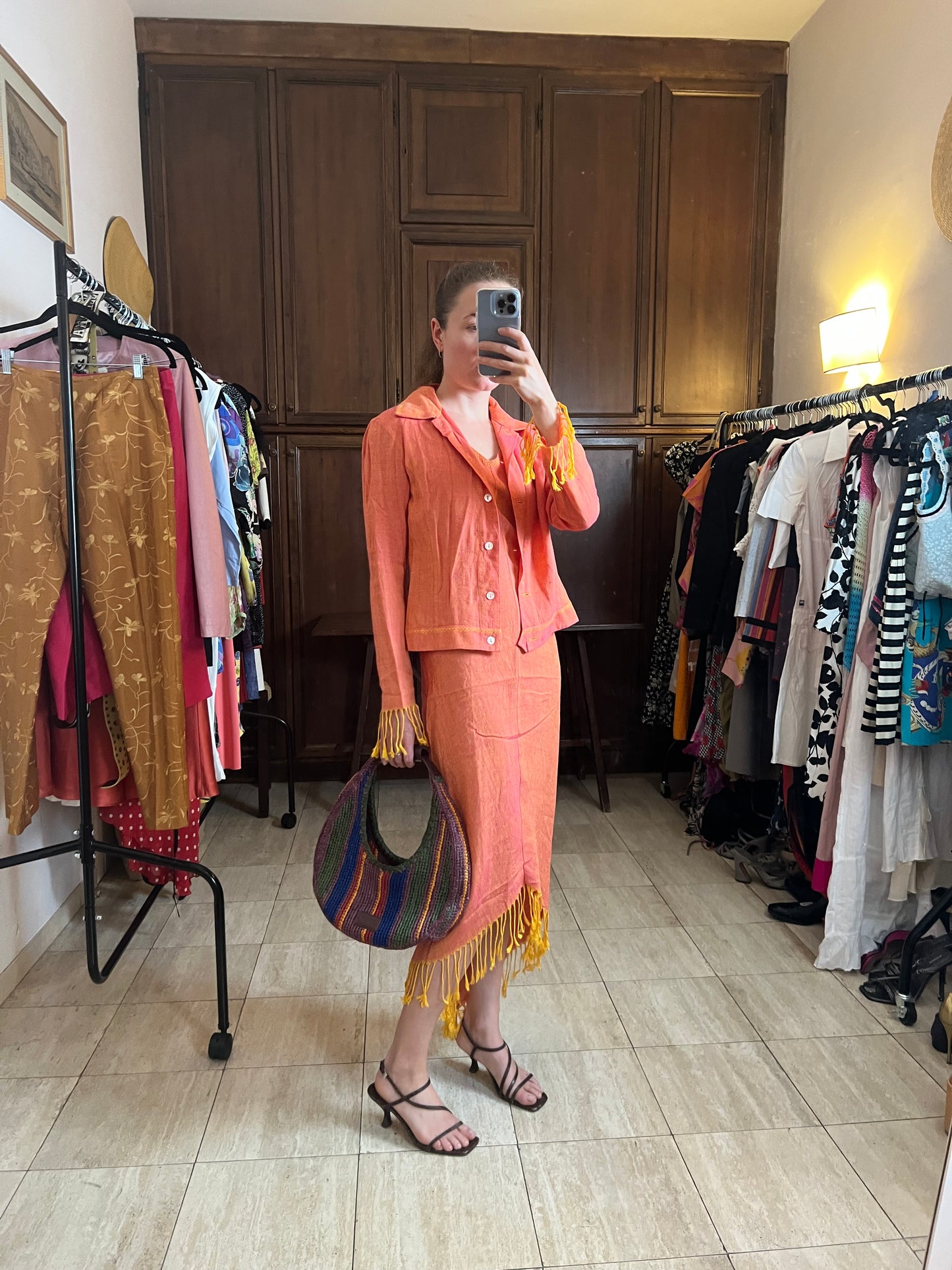 Paola Frani Sienna Fringe Set