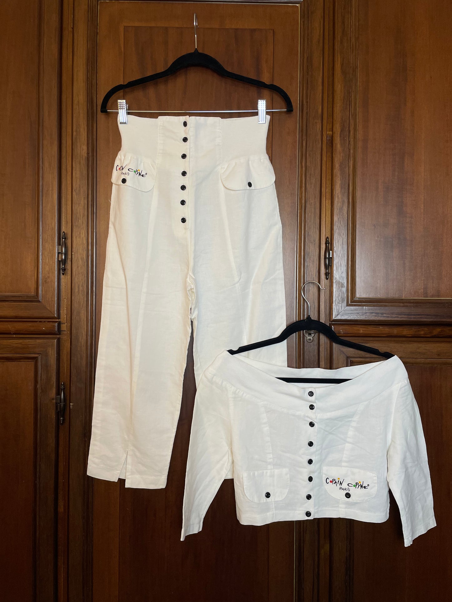 1980s Cop Copine Linen Set