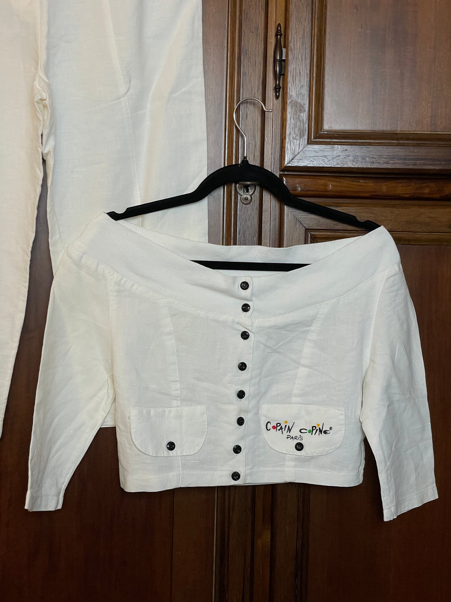 1980s Cop Copine Linen Set