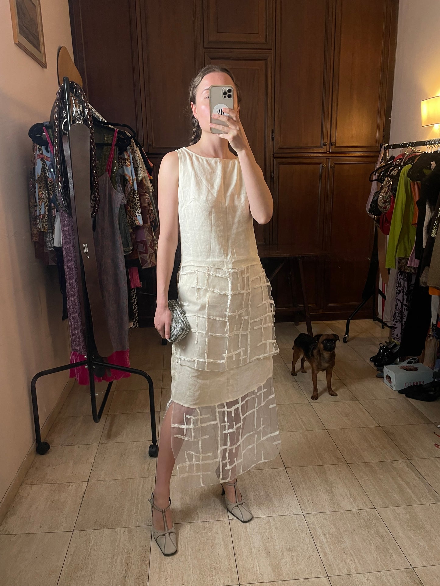 Massimo Vello Cream Grid Set