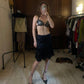 Patrizia Pepe Silk Deco Skirt