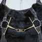 Gucci Cioccolato Fur Bag