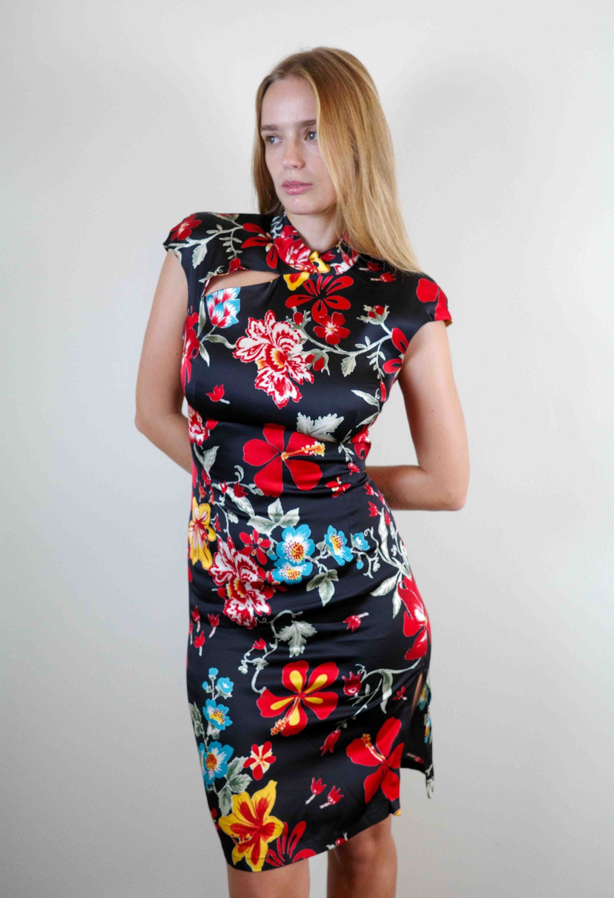 Flavio Castellani Floral Cheongsam
