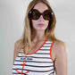 Tortoiseshell Maxi Sunglasses