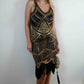 Gilt Deco Fringe Dress
