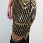 Gilt Deco Fringe Dress