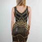 Gilt Deco Fringe Dress