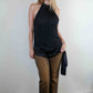 Richmond Silk Grommet Blouse