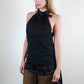 Richmond Silk Grommet Blouse