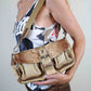 Prada Fawn Python Purse