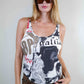 Galliano Newspaper Tank