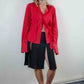 Miu Miu Scarlet Necktie Shirt