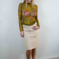 Vivienne Tyler Blush Pierced Skirt