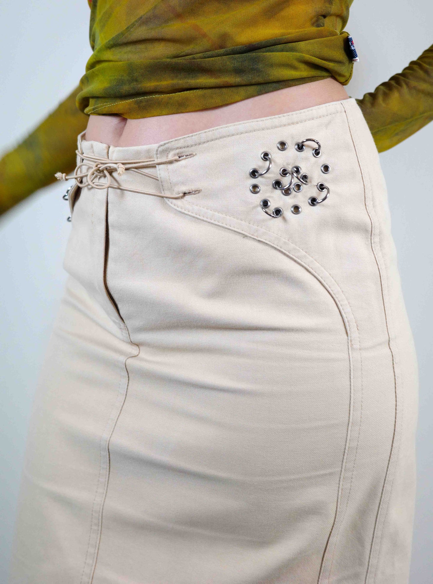Vivienne Tyler Blush Pierced Skirt