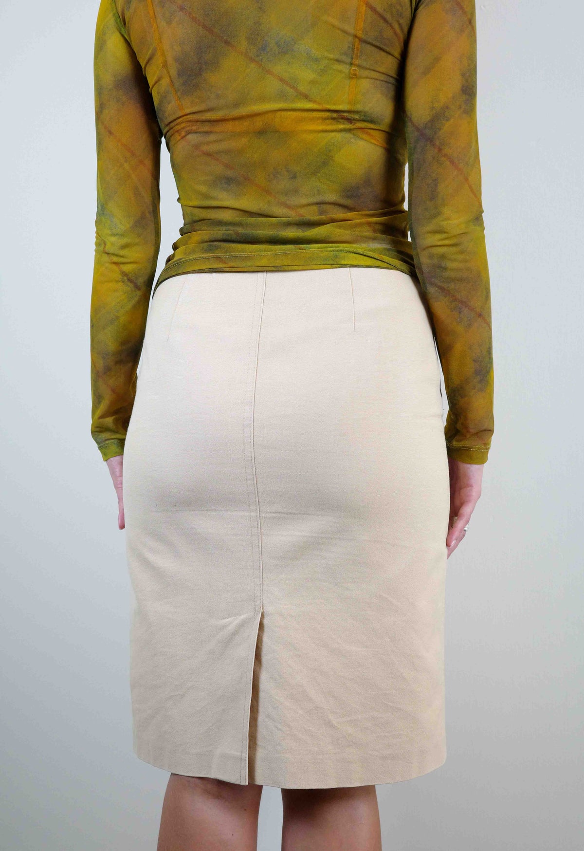 Vivienne Tyler Blush Pierced Skirt