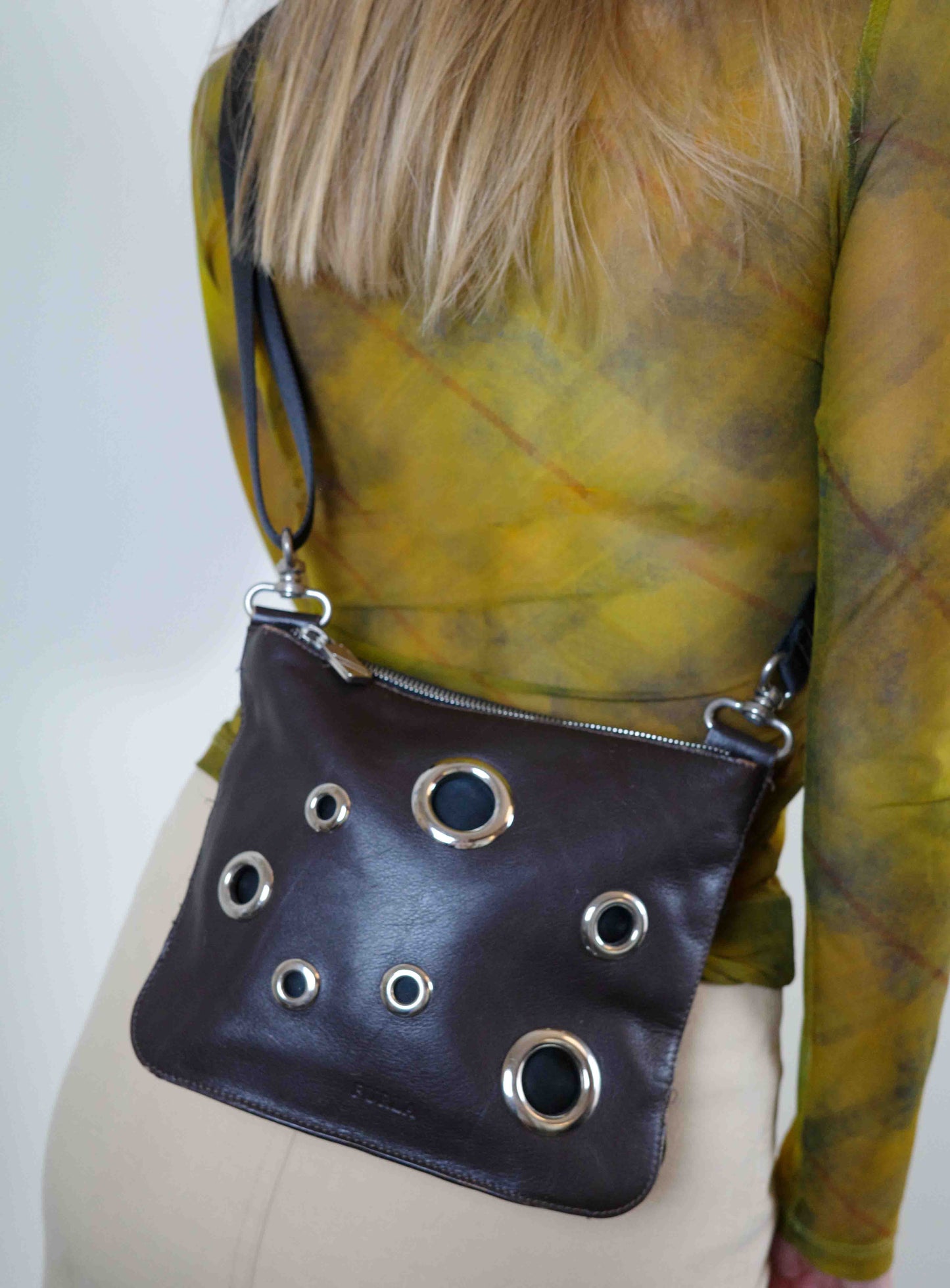 Furla Leather Grommet Purse