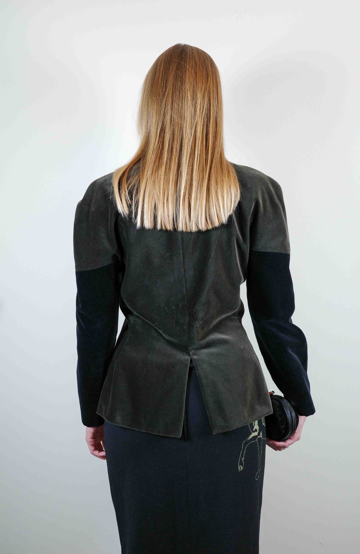 Gai Mattiolo Two-Tone Velvet Jacket
