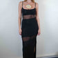 Città  by Roman's Mesh Panel Dress