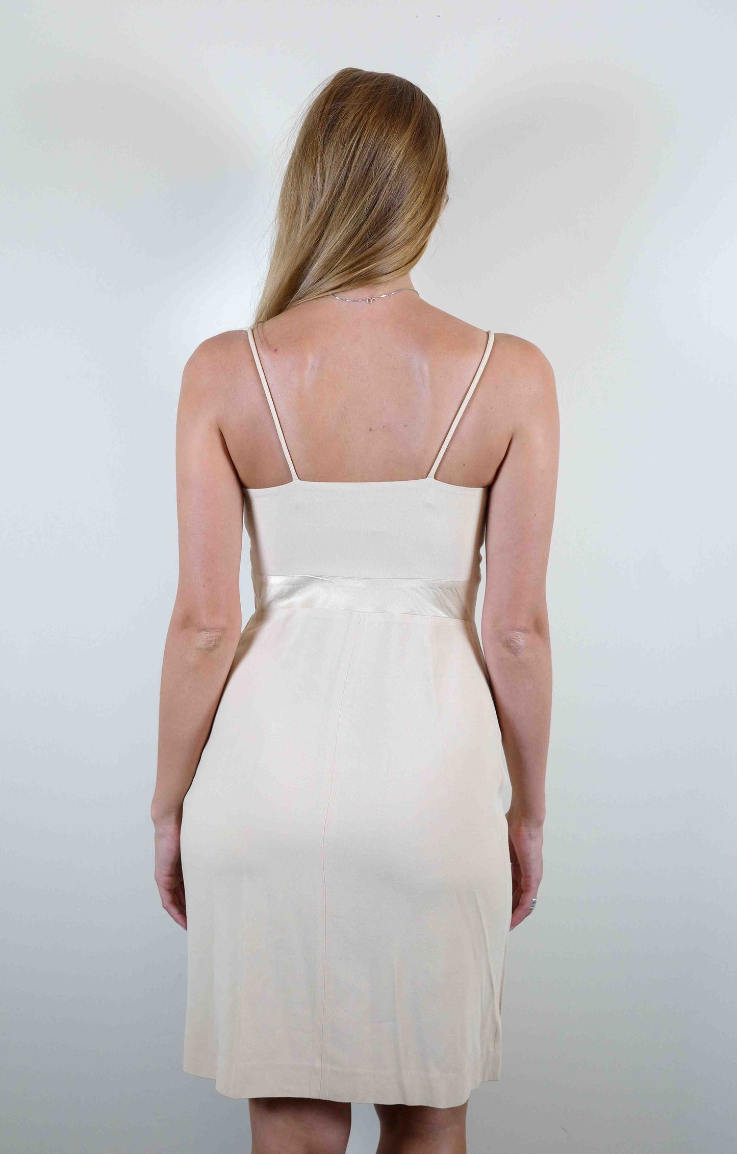 Gianfranco Ferre Champagne Dress