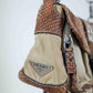 Prada Fawn Python Purse
