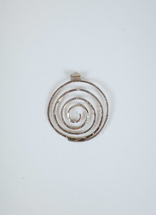 Silver Spiral Pendant