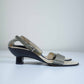 Prada Oyster Leather Sandals | 40
