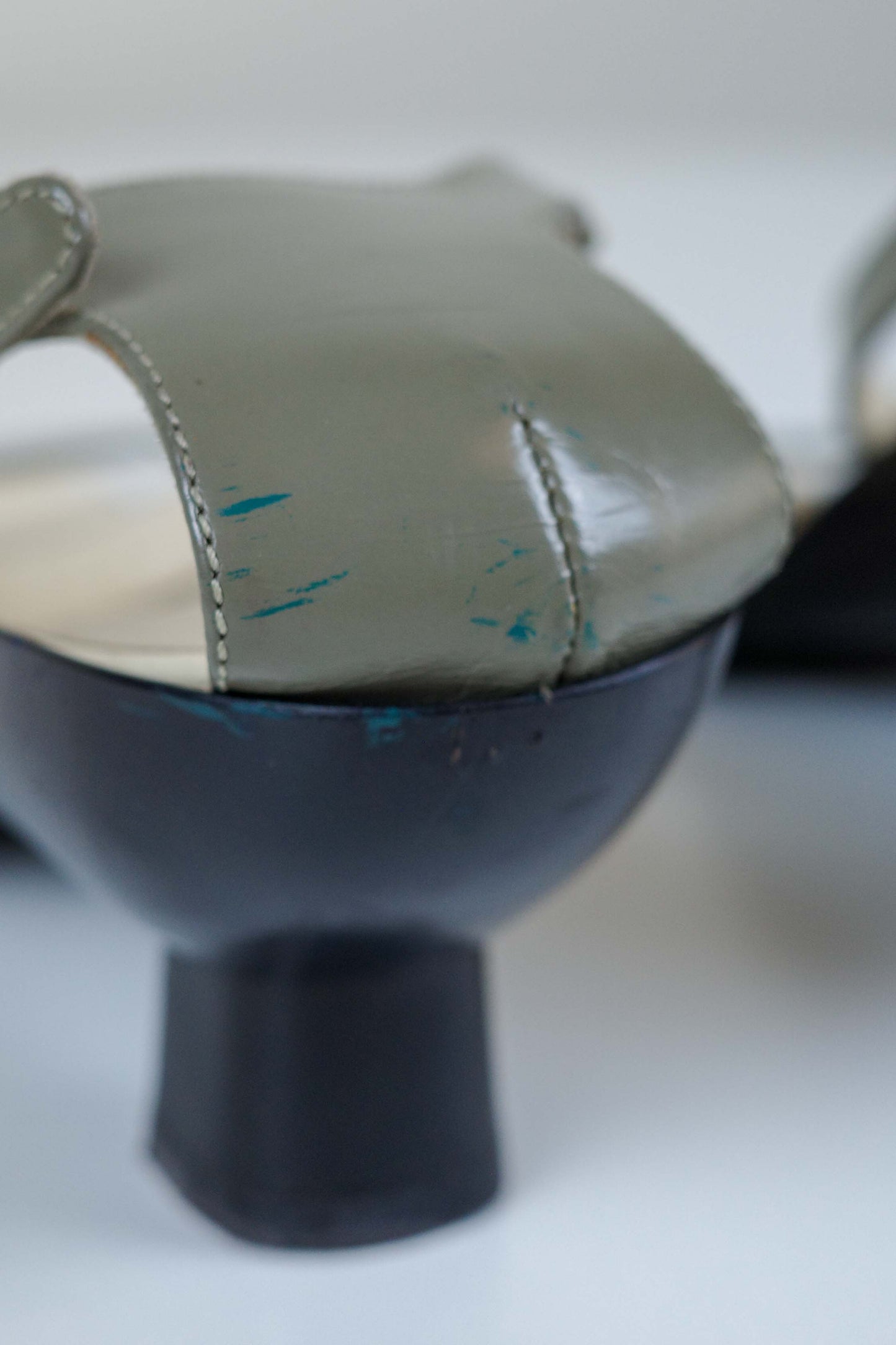 Prada Oyster Leather Sandals | 40