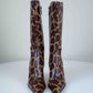 Luciano Padovan Leopard Leather Boots | 37