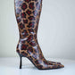Luciano Padovan Leopard Leather Boots | 37