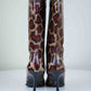 Luciano Padovan Leopard Leather Boots | 37