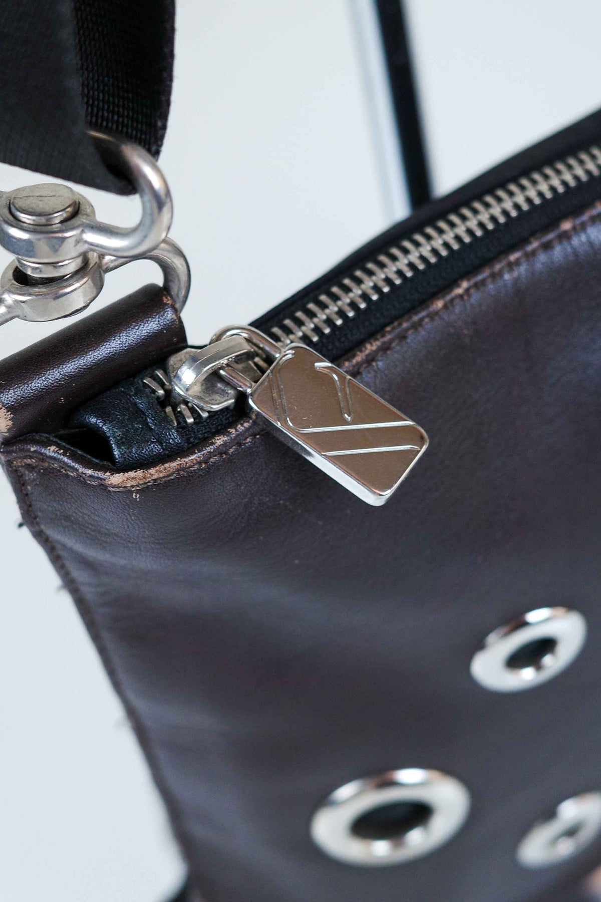 Furla Leather Grommet Purse