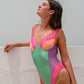 Fluo Colorblock Swimsuit