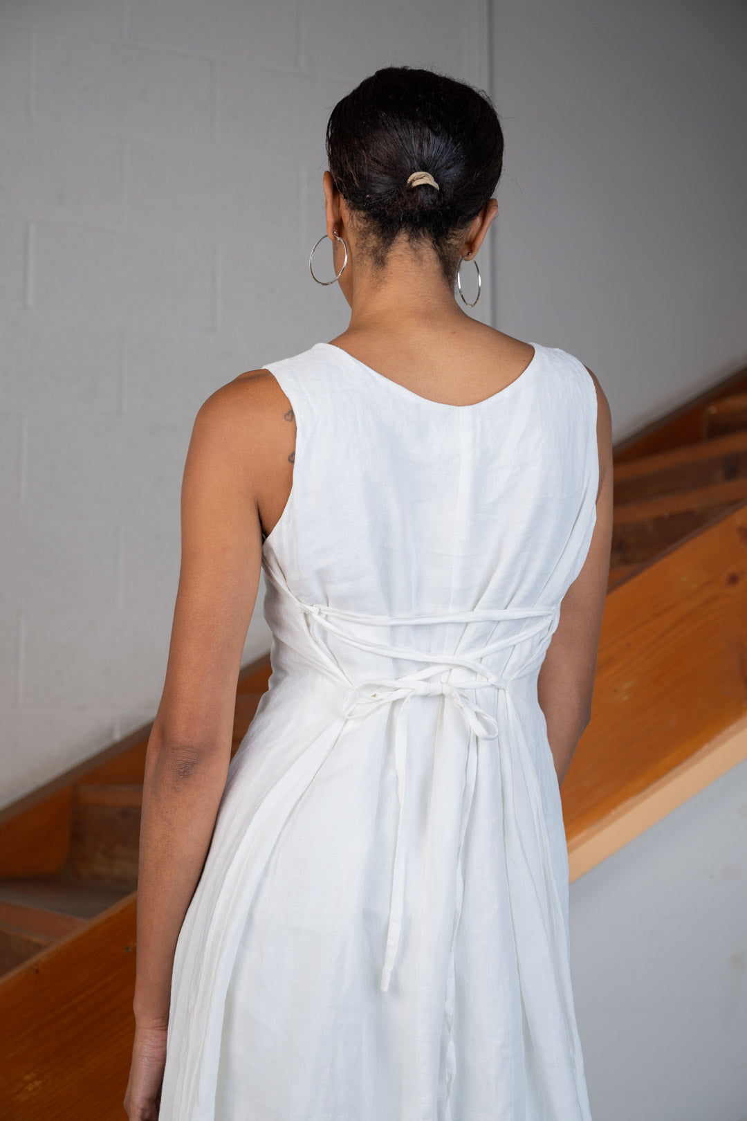 Momento Linen Tiered Dress