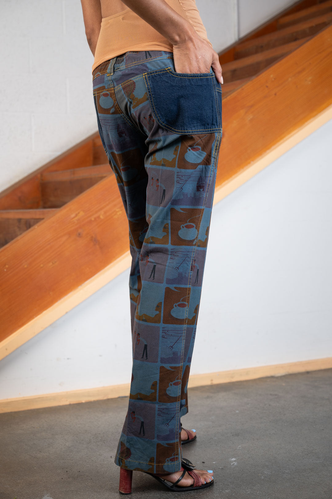 Custo Slideshow Pants