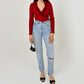 Ruby Rabbit Trim Top