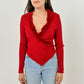 Ruby Rabbit Trim Top