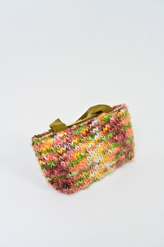 Multicolor Wool Purse