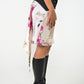 Gai Mattiolo Silk Orchid Skirt