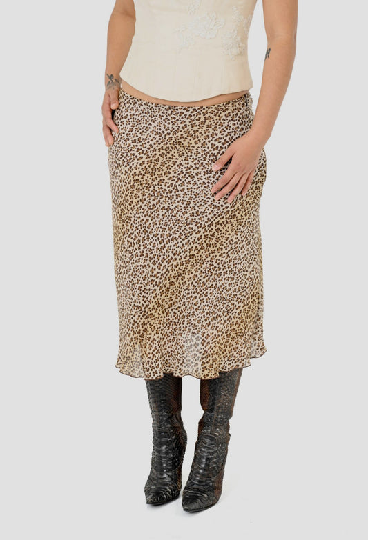 Moschino Cheetah Skirt