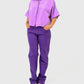 Lilac Silk Boxy Blouse