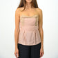 Miu Miu Silk Blush Bustier