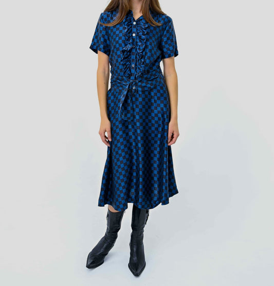 Marc Jacobs Silk Checkerboard Dress
