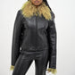 Mongolian Fur Trim Jacket
