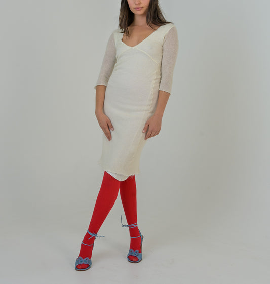 Wool Snowflake Dress
