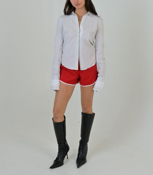 Miu Miu Pinstripe Button-Up