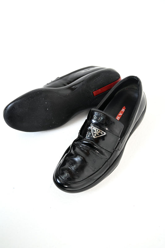 Prada Patent Leather Loafers (37)