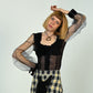 Silk Organza Lantern Blouse